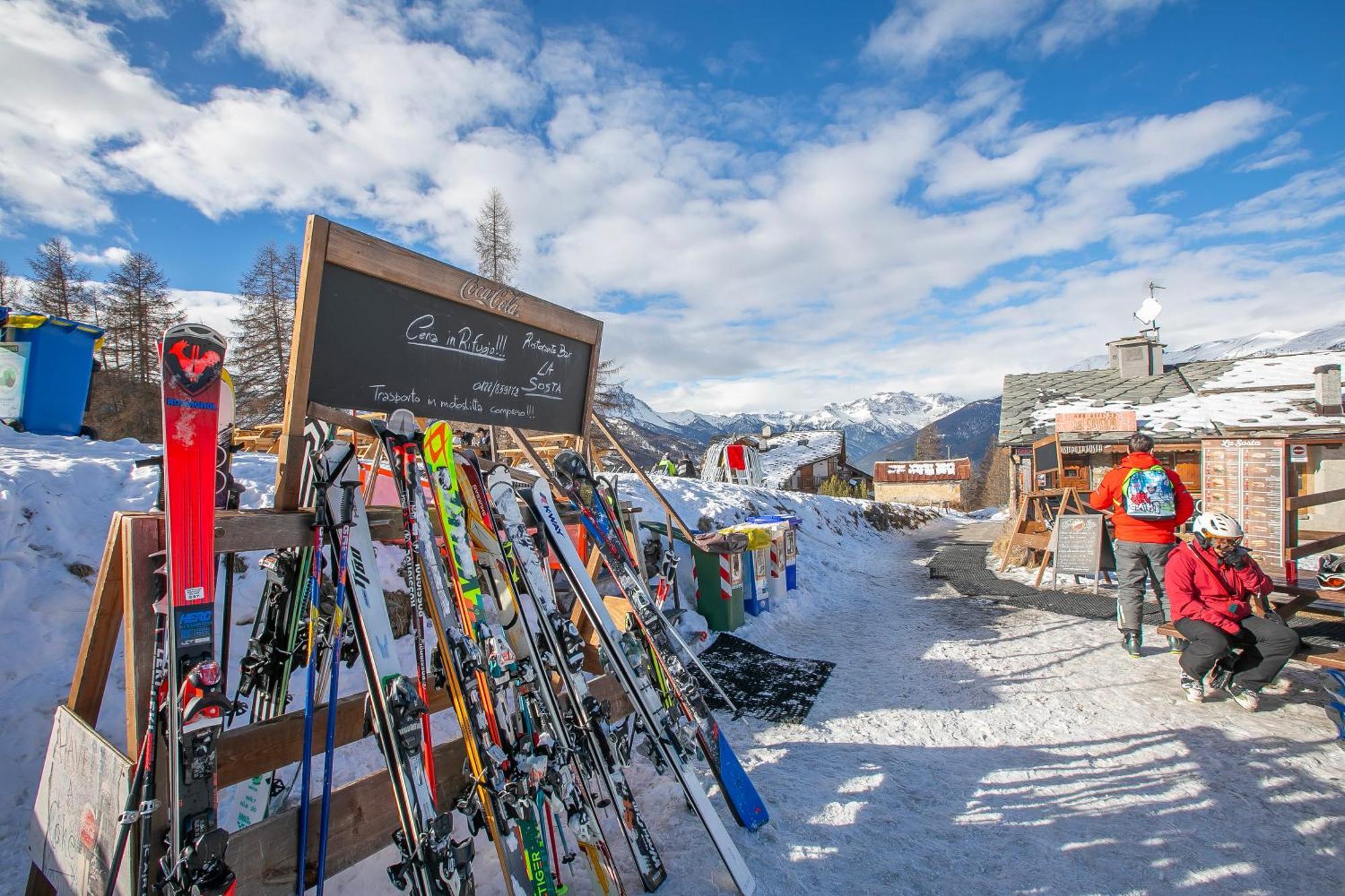 Studio Abete Rosso 500M From Ski - Happy Rentals Oulx Eksteriør bilde